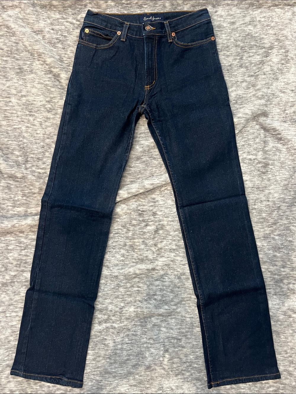 Women’s Earl Dark Blue Straight-Leg Stretch Jeans